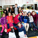 Die Kids betreuten ihr Caf__ am Marktplatz.JPG