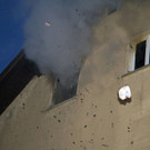 Dachstuhlbrand in Bregenzer Stadtzentrum