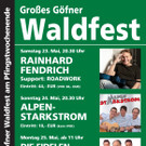 Plakat: Göfner Waldfest