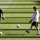 Campions League Finale: Training in Madrid