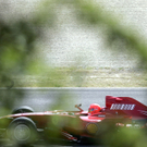 Schumacher bei Tests mit dem Ferrari F2007