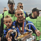 Inter Mailand feiert Champions League Sieg