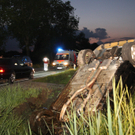 Mit 300 PS in Riedgraben: Unfall in Dornbirn