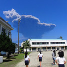 Spektakulärer Vulkanausbruch in Japan