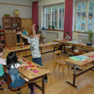 Feuerwehrübung Volksschule Bings