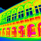 Thermografie in Wien: Oper-Fensterscheiben