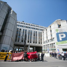 Protestaktion: Wiener FPÖ fordert Schließung des Asyl-Quartiers in Erdberg