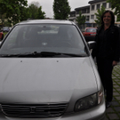 Ulrike Hefel und ihr Honda Shuttle