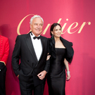 Bernard Fornas, President of Cartier International, und Demi Moore 