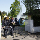 Containerbrand in Hard