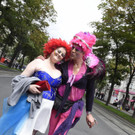 Regenbogenparade 2015 in Wien. Besucher