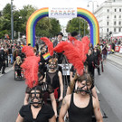 Demonstrationen rund um die Regenbogenparade 2015
