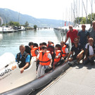 Rasante Fahrt mit der „Hoppetosse“ über den Bodensee