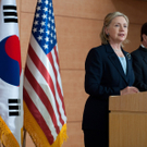 Hillary Clinton zu Besuch bei Lee Myung-bak