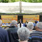 Strache beim Wahlkampfabschluss im Burgenland