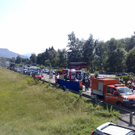 Schwerer Verkehrsunfall auf der A14