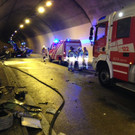 Unfall im Ambergtunnel
