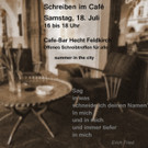 Scheiben im Café