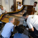 Der Flügel von Franz Liszt im KHM Wien