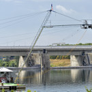 Die Wakeboard-Anlage an der Neuen Donau in Wien