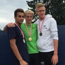 Doppelstaatsmeister Jan Niedermayer (Mitte)