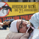 Sleep-In am Stephansplatz: VGT-Tierschützer fordern Fiakerverbot in Wien