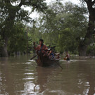 Überschwemmung in Myanmar