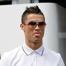 Cristiano Ronaldo besucht die Formel 1