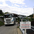 Asphaltierungsarbeiten auf der  „Oberhaggen“-Straße