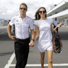 Jenson Button und die schöne Jessica