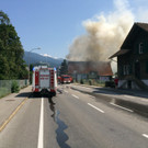 Wohnhaus in Dornbirn steht in Flammen I