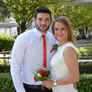 Dajana Ristova und Mikji Krstev haben geheiratet