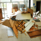 Der Abriss hat begonnen