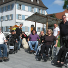 Politiker Rollstuhlrallye 