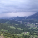 Unwetter über dem Gaisberg