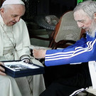 Papst Franziskus traf Kubas Revolutionsführer Fidel Castro