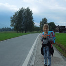 Gefährlicher Gehweg Forststraße