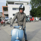 Auf die Vespa, fertig, los