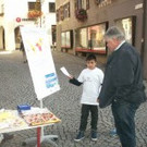 Spendensammlung der Mittelschule Bludenz