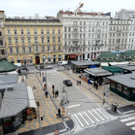 Neue Begegnungszone am Wiener Naschmarkt