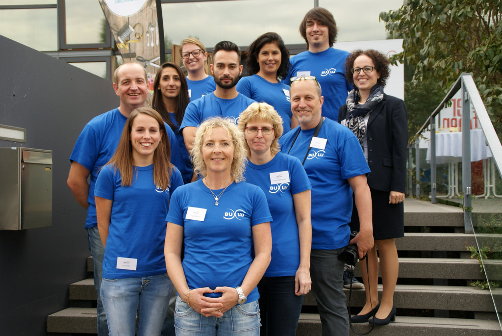 Christine Schwarz-Fuchs mit ihrem druckstarken Team.JPG