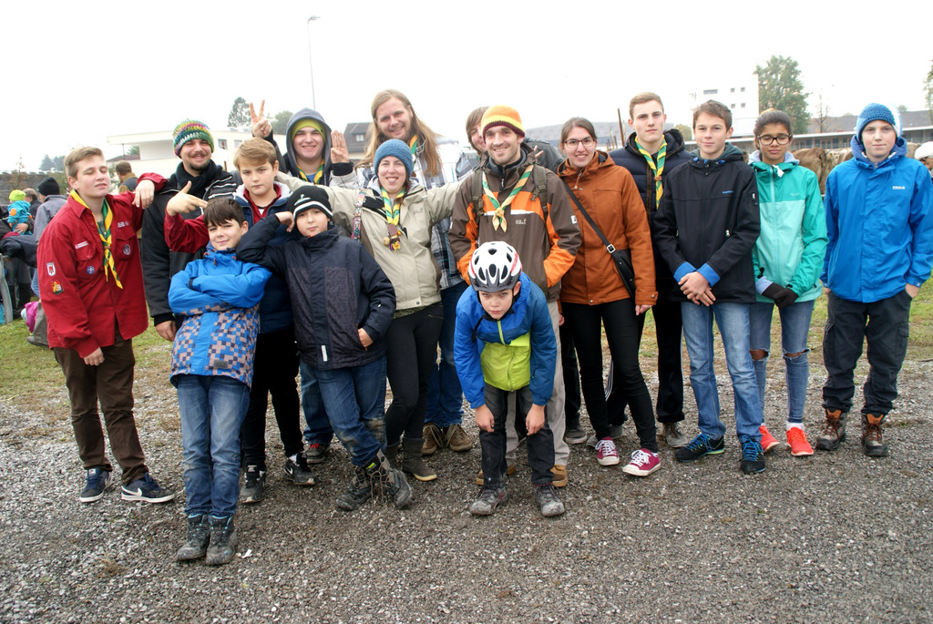 Die Pfadfinder waren mit von der Partie.JPG