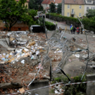 Einen Tag nach der Gasexplosion in St. Pölten