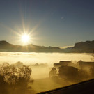 Sonnenaufgang heute in Schwarzenberg