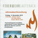 Einladung zur Jahresabschlussübung