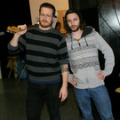 Lukas und Adam waren mit ihrer Instrumentensammlung angereist.JPG