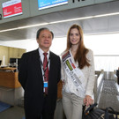 Miss Austria Annika Grill fliegt nach China