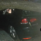 Bilder vom zerdrückten Auto