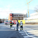 Bregenz: Brand auf Blum-Baustelle