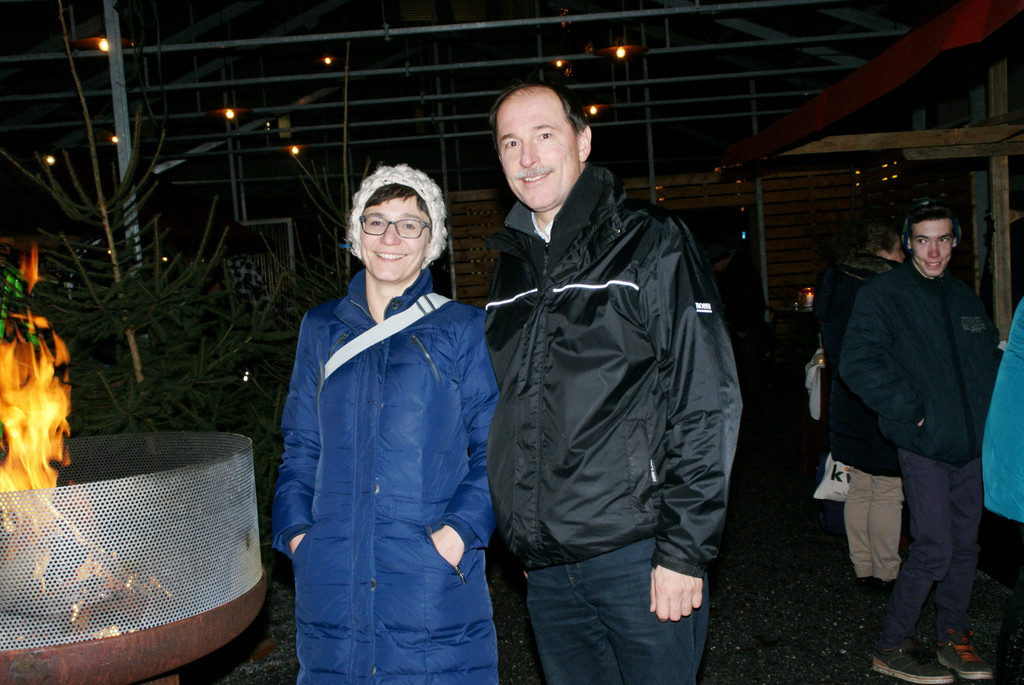 Organisatorin Elke Fitz und Dietmar Haller.JPG